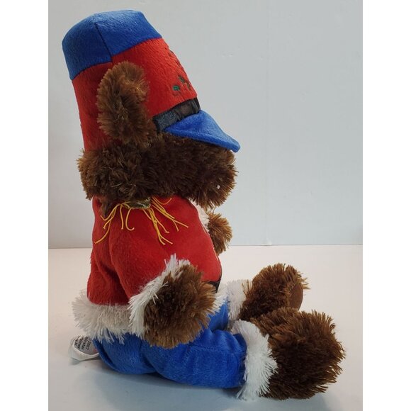 Sugar Loaf Coinstar Plush Teddy Bear Merry Xmas 2007 Soldier Red Blue Outfit - Picture 9 of 12
